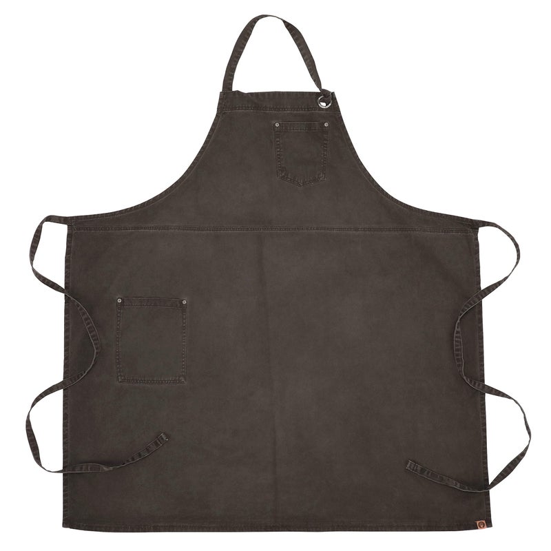 Chef Works Unisex Dorset Chefs Bib Apron, Pewter, One Size - Image 2